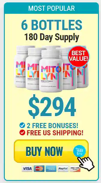 Mitolyn 6 bottle package pricing