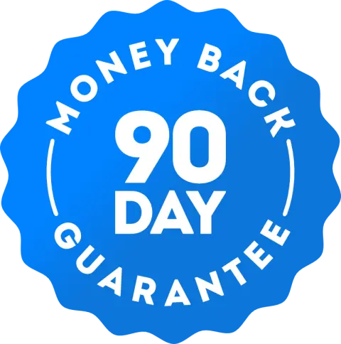 Mitolyn 90-day money-back guarantee badge